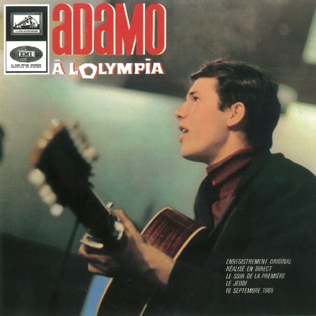 Adamo à l'olympia (Live) cover