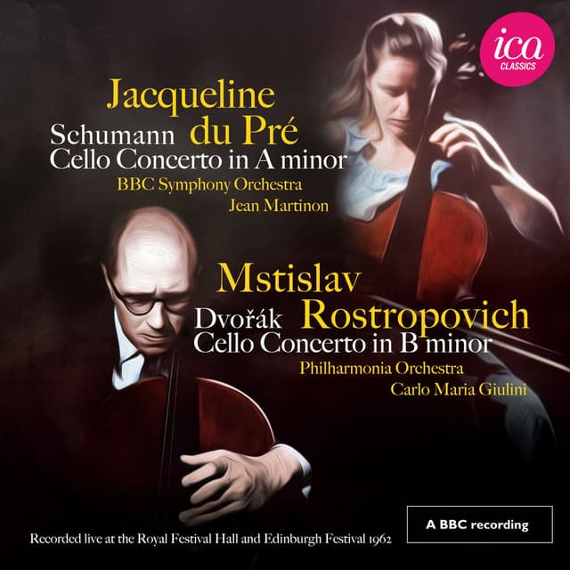 Schumann & Dvořák: Cello Concertos (Live) cover