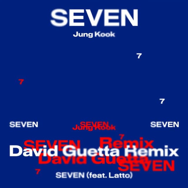 Seven (feat. Latto) (David Guetta Remix) cover