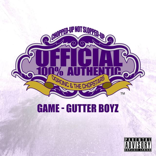 Gutter Boyz (OG Ron C Chopped Up Not Slopped Up Version) cover