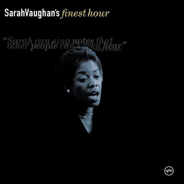 Sarah Vaughan: Finest Hour cover