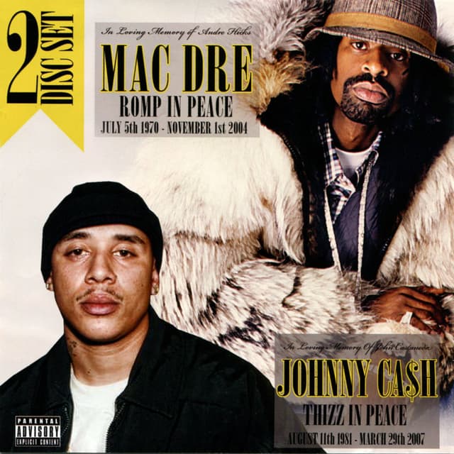 Mac Dre: Romp in Peace / Johnny Ca$h: Thizz in Peace cover