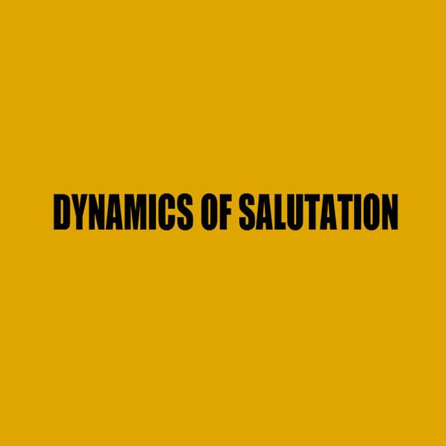 Dynamics of Salutation cover