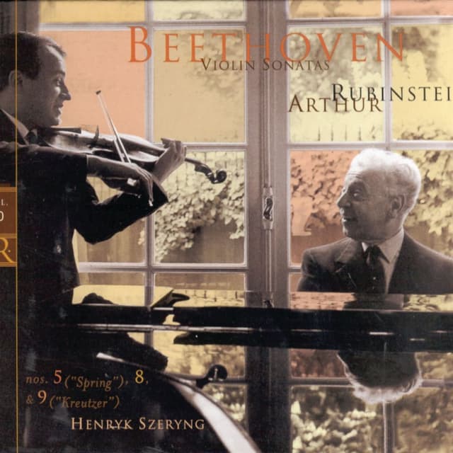 Rubinstein Collection, Vol. 40: Beethoven: Piano Sonatas, Opp. 24, 30/3, 47 No. 5 ("Spring"); No. 8; No. 9 ("Kreutzer") cover