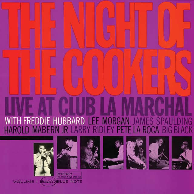 The Night Of The Cookers (Volume One/Live) cover