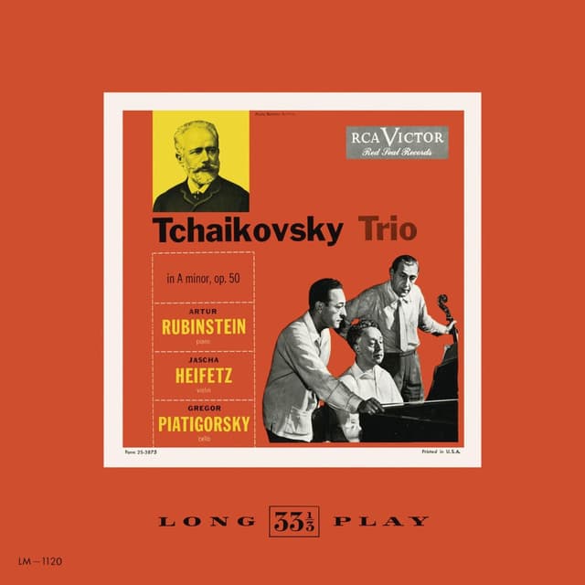 Tchaikovsky: Trio in A Minor, Op. 50 cover