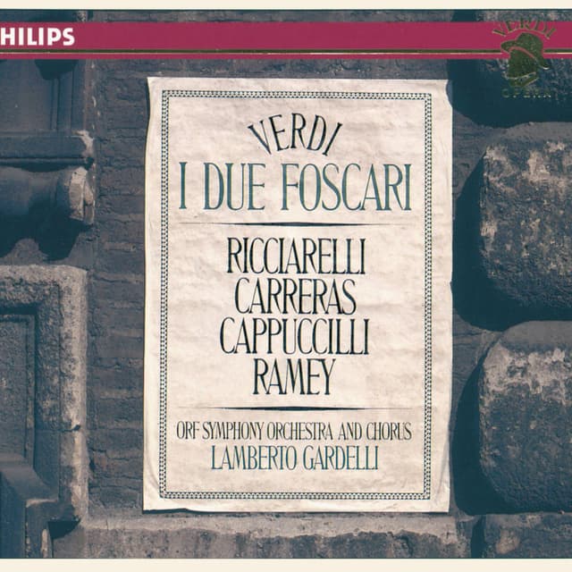 Verdi: I Due Foscari cover