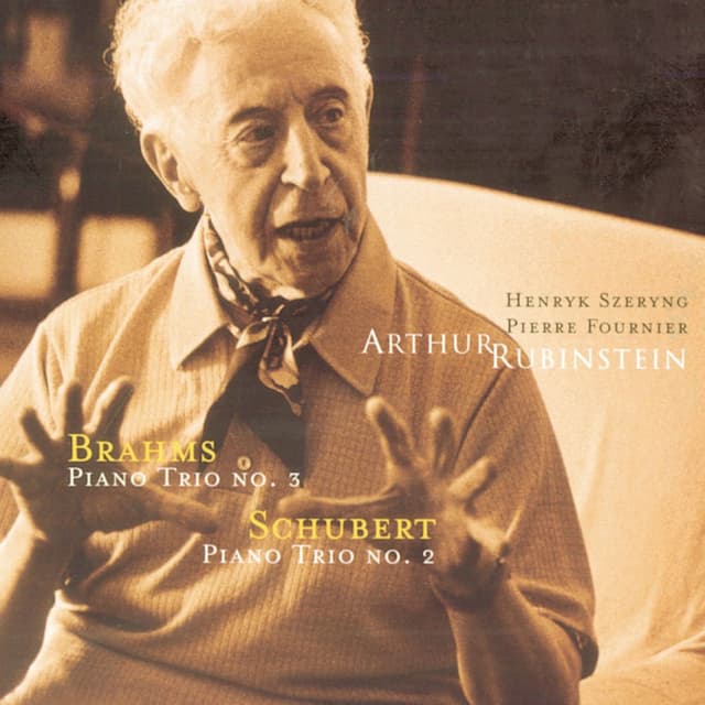 Rubinstein Collection, Vol. 73: Brahms Piano Trio No. 3; Schubert Piano Trio No. 2 cover