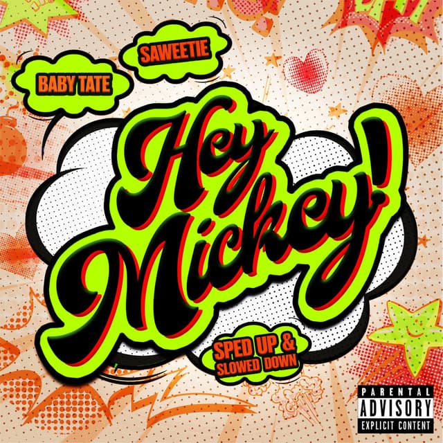 Hey, Mickey! (Sped Up and Slowed Down) cover