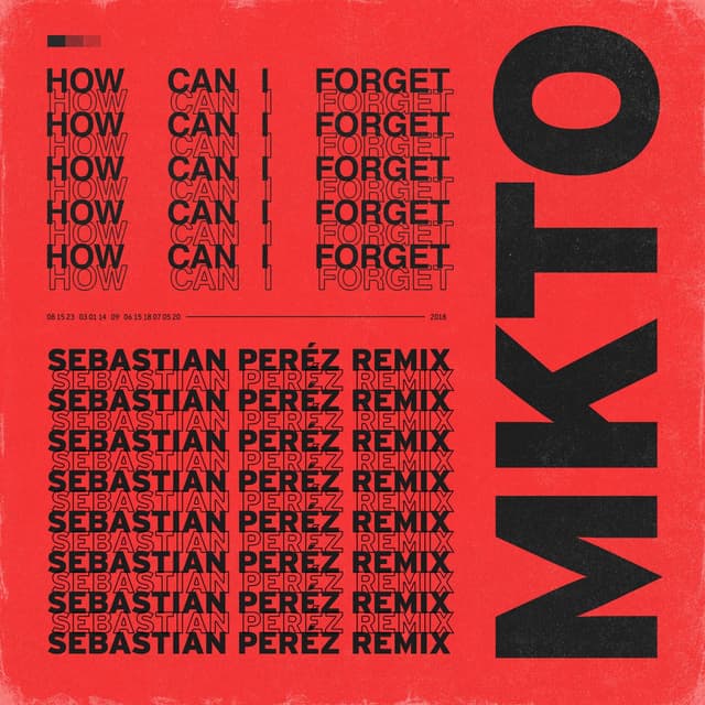 How Can I Forget (Sebastian Perez Remix) cover