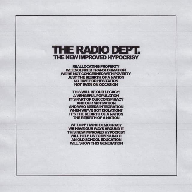 The New Improved Hypocrisy cover