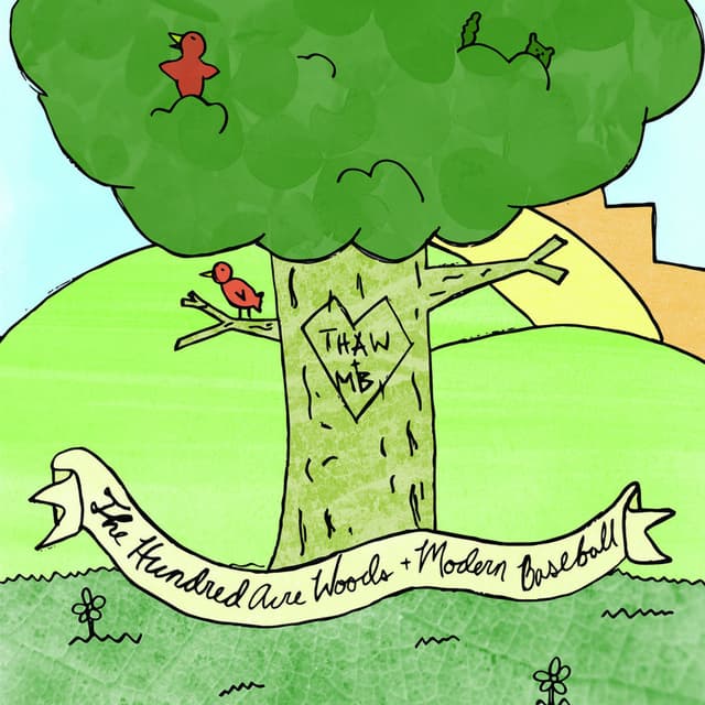 Modern Baseball / The Hundred Acre Woods Split cover