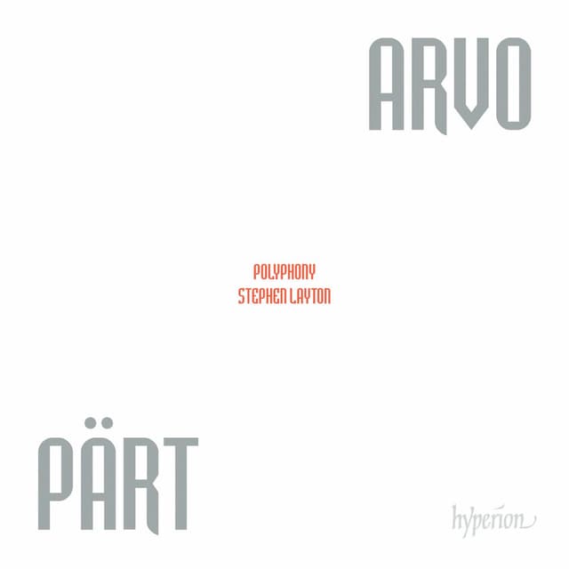 Arvo Pärt: Choral Music cover