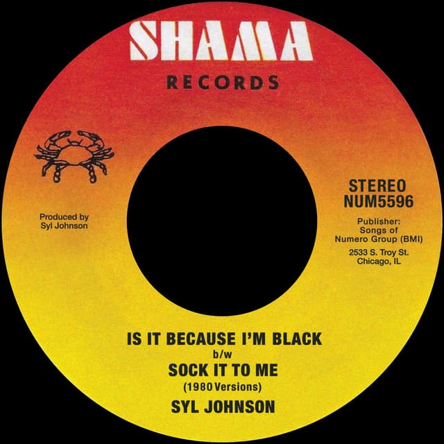 Is It Because I'm Black b/w Sock It To Me ('80 Version) cover