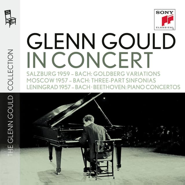 Glenn Gould in Concert: Salzburg 1959 (Bach); Moscow 1957 (Bach); Lenningrad 1957 (Bach, Beethoven) cover