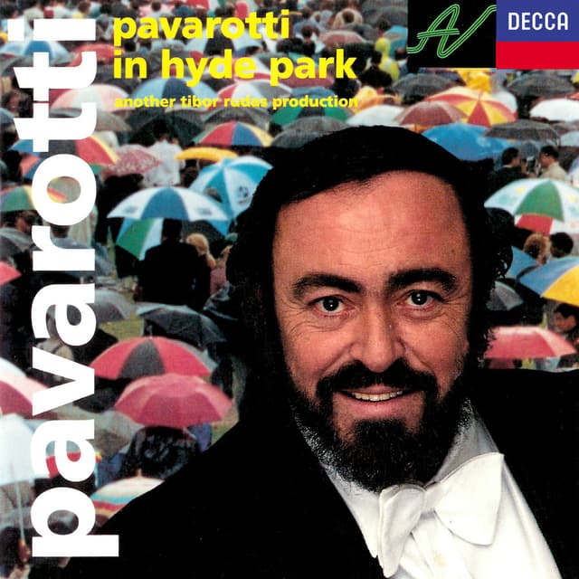 Pavarotti in Hyde Park cover