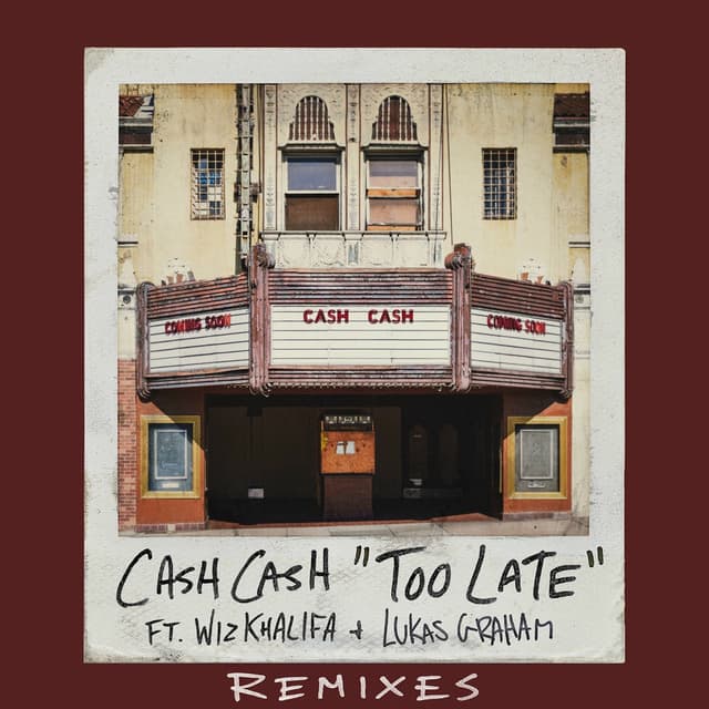Too Late (feat. Wiz Khalifa & Lukas Graham) (Riggi & Piros Remix) cover