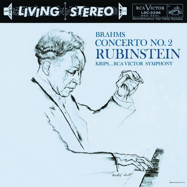 Brahms: Piano Concerto No. 2 in B-Flat Major, Op. 83 cover
