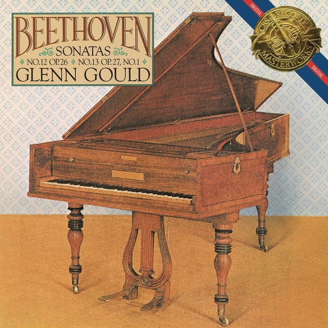 Beethoven: Piano Sonatas No. 12, Op. 26 & No. 13, Op. 27, No. 1 (Gould Remastered) cover