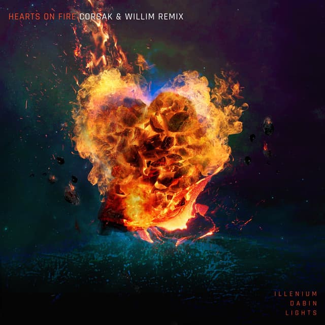 Hearts on Fire (CORSAK & Willim Remix) cover