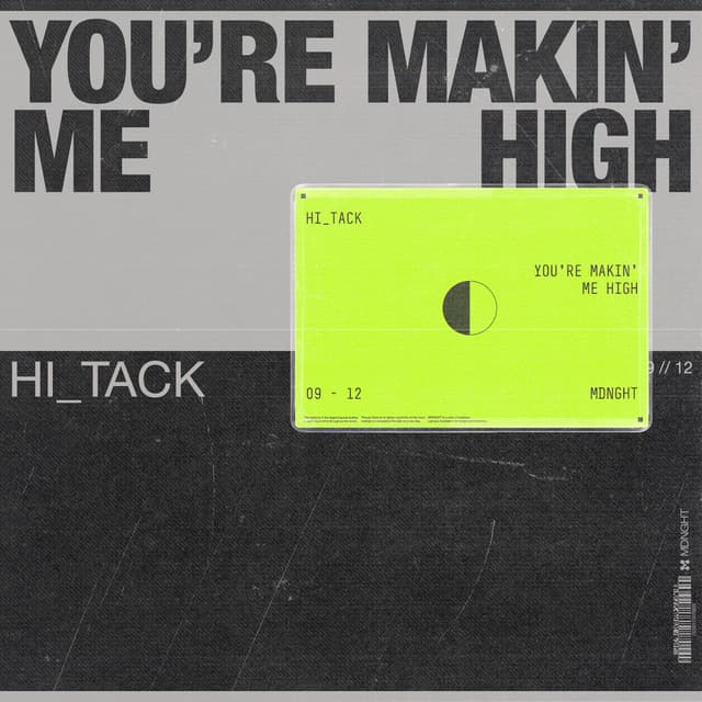 You're Makin Me High cover