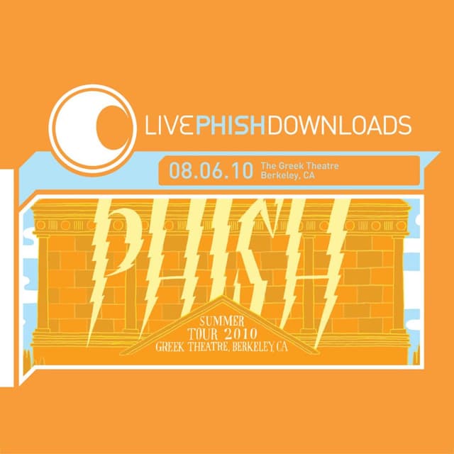 Live Phish: 8/6/10 Greek Theatre, Berkeley, CA cover