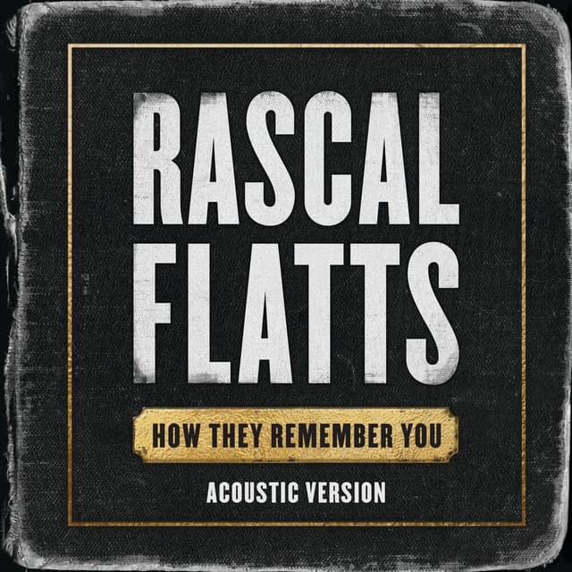 How They Remember You (Acoustic Version) cover