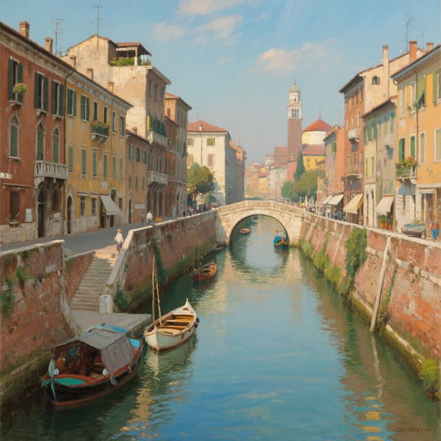 Navigli River Reflections cover
