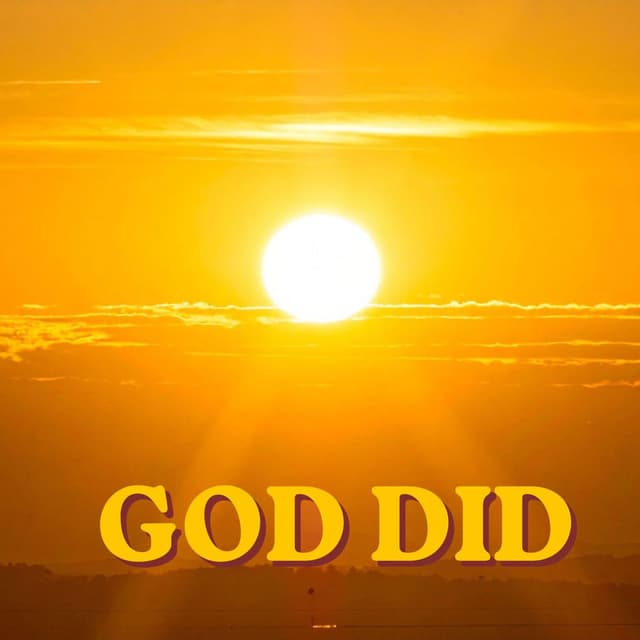 GOD DID cover