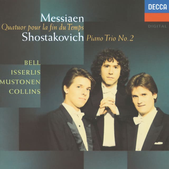 Messiaen: Quatuor pour le fin du temps / Shostakovich: Piano Trio No.2 cover