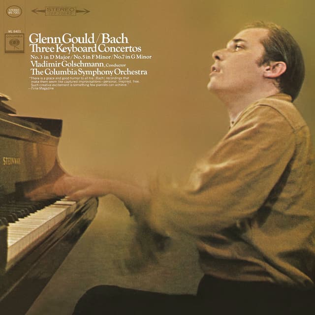 Bach: Keyboard Concertos Nos. 3, 5 & 7, BWV 1054, 1056 & 1058 (Gould Remastered) cover
