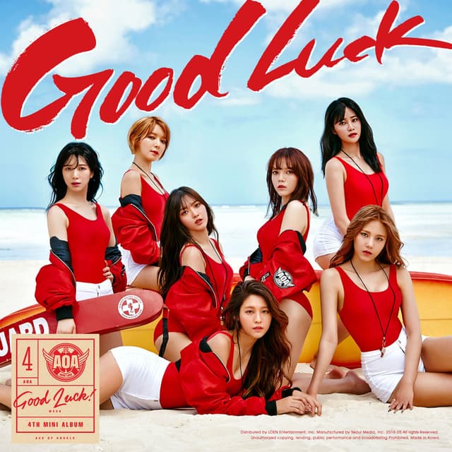 AOA 4th Mini Album Good Luck cover