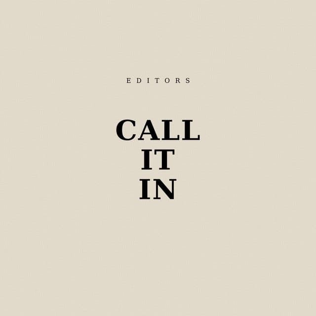 Call It In cover