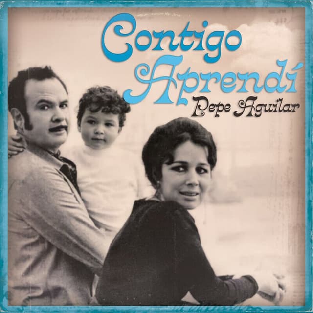 Contigo Aprendí cover