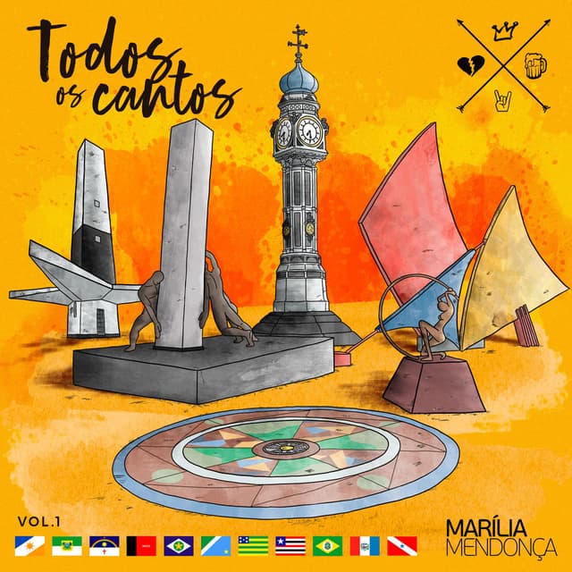 Todos Os Cantos, Vol. 1 (Ao Vivo) cover