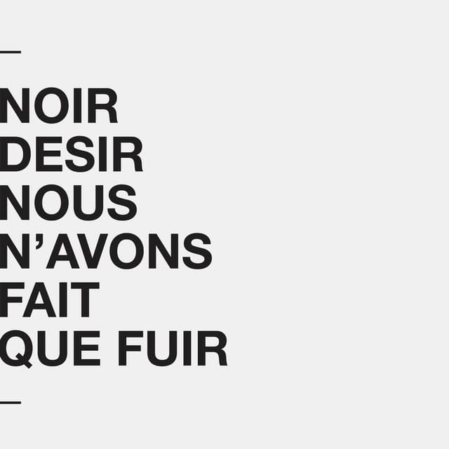 Nous n'avons fait que fuir (Live) cover