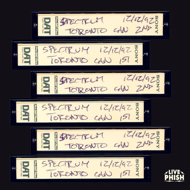 PHISH: 12/12/92 The Spectrum, Toronto, ON (Live) cover