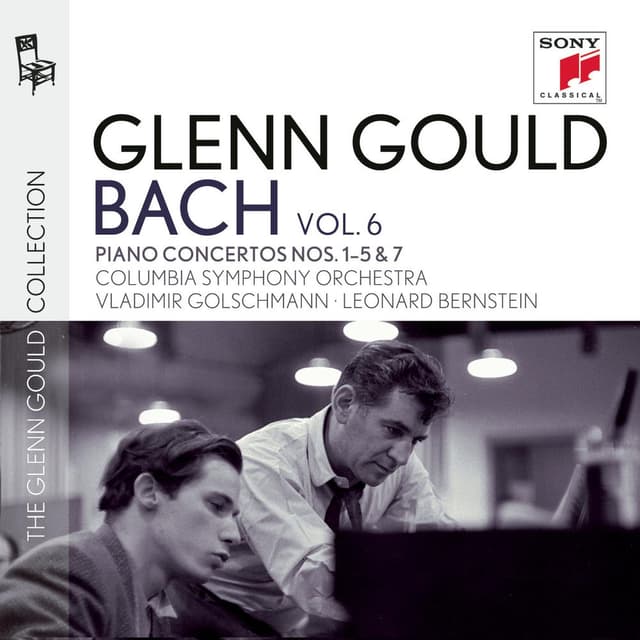 Glenn Gould plays Bach: Piano Concertos Nos. 1 - 5 BWV 1052-1056 & No. 7 BWV 1058 cover