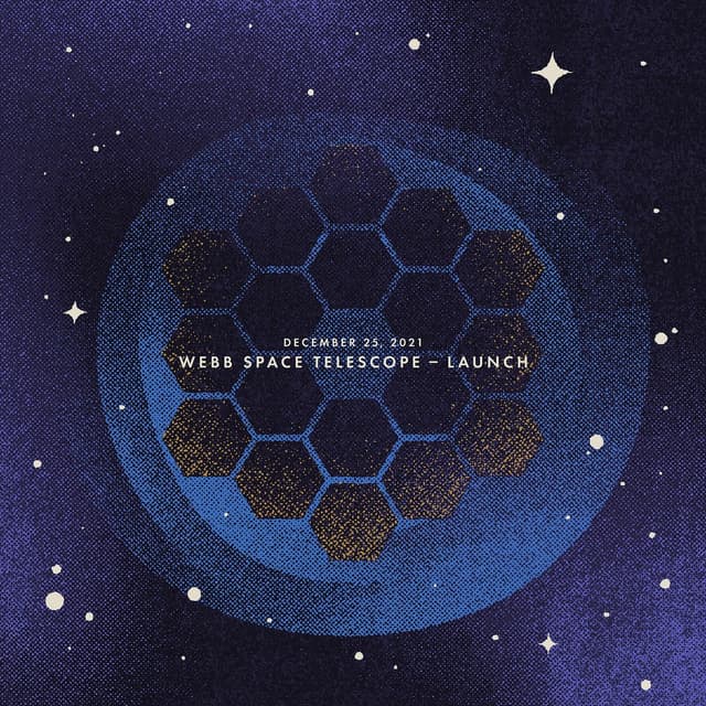 December 25, 2021: Webb Space Telescope - Launch cover