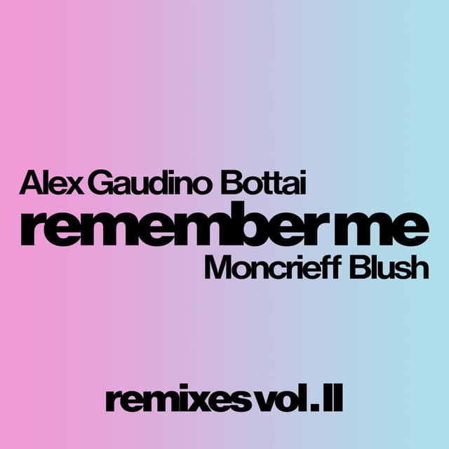 Remember Me ( Remixes Vol. 2 ) cover