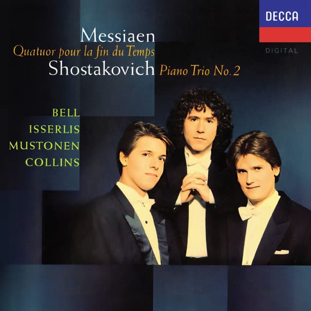 Shostakovich: Piano Trio No. 2; Messiaen: Quatour pour la fin du Temps cover
