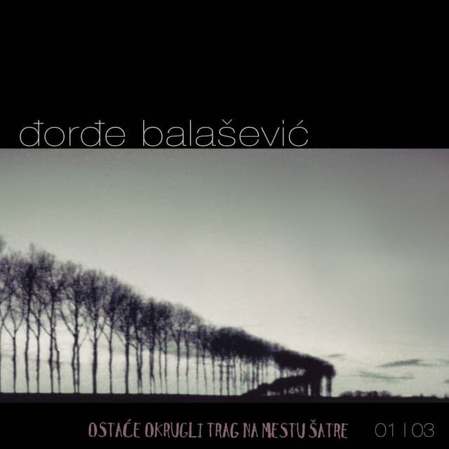 OSTAĆE OKRUGLI TRAG NA MESTU ŠATRE cover