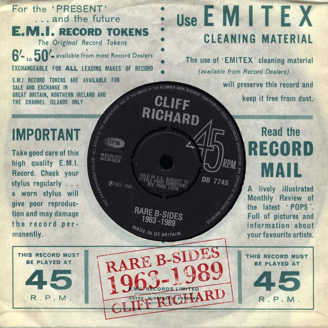 Rare B-Sides 1963-1989 cover
