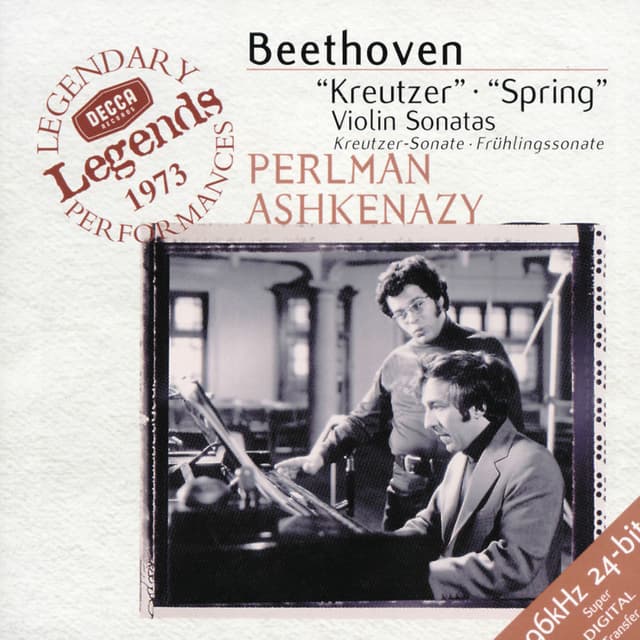 Beethoven: Violin Sonatas Nos.9 "Kreutzer" & 5 "Spring" cover