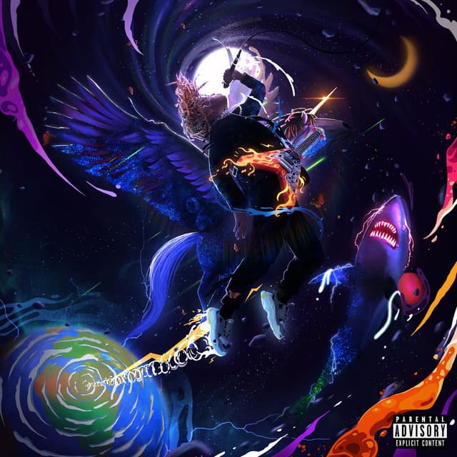 Pegasus: Neon Shark vs Pegasus Presented By Travis Barker (Deluxe) cover
