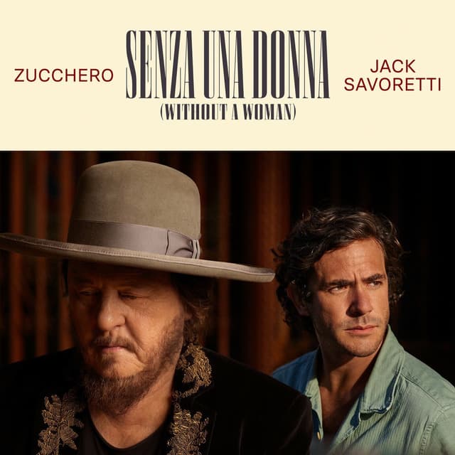 Senza una donna (Without a Woman) cover