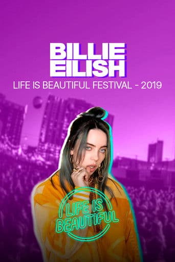 Billie Eilish - Life is Beautiful Festival poster