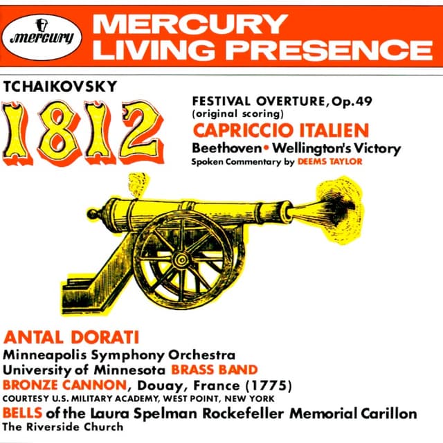 1812 Festival Overture, op. 49 / Capriccio Italien cover