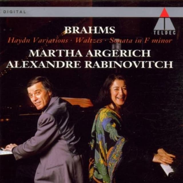 Haydn Variations, Waltzes, Sonata in F minor cover