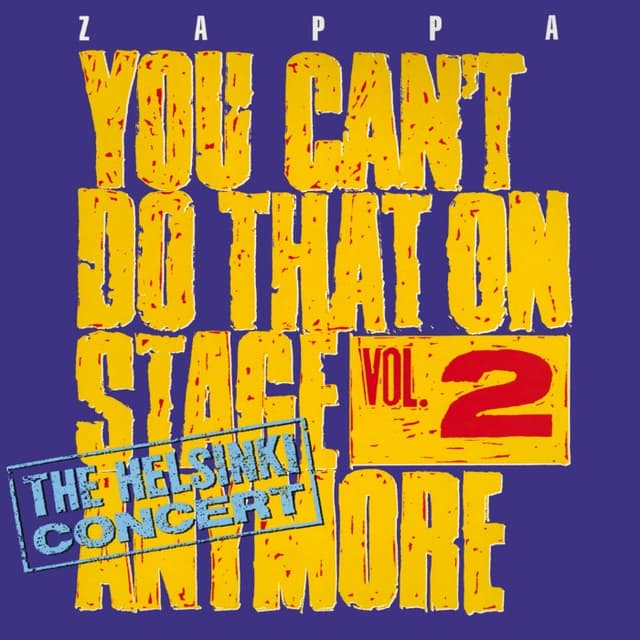 You Can't Do That on Stage Anymore, Vol. 2 cover